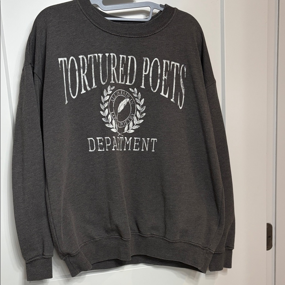 The Tortured Poets Department TTPD sweatshirt Small/Medium